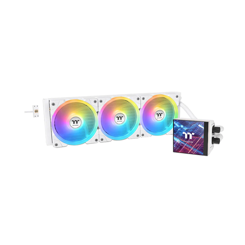 Thermaltake MAGFloe 420 Ultra ARGB Sync AIO Liquid CPU Cooler - Snow Edition