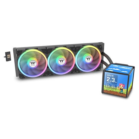 Thermaltake MINECUBE 360mm Ultra ARGB AIO Liquid CPU Cooler - Black