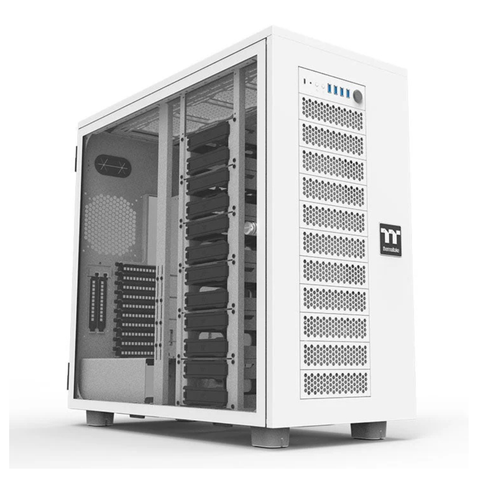 Thermaltake AX700 Tempered Glass XL-ATX Super Tower Case - Snow