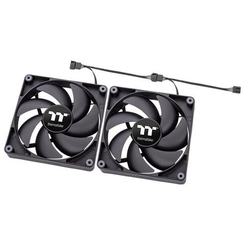 Thermaltake CT120 120mm Performance PWM Fan Black Edition - 2 Pack