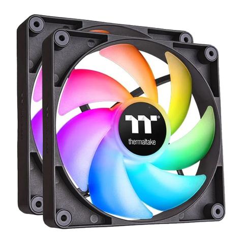 Thermaltake CT120 120mm ARGB Sync Performance PWM Fan Black Edition - 2 Pack