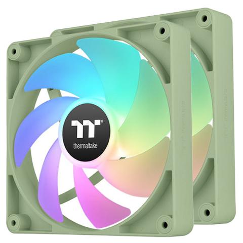 Thermaltake CT120 120mm ARGB Sync Performance PWM Matcha Green Edition - 2 Pack