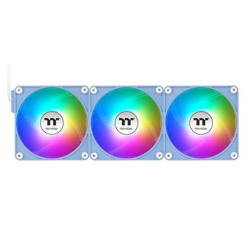 Thermaltake CT120 120mm EX ARGB Magnetic Quick Connect PWM Fans Blue - 3 Pack