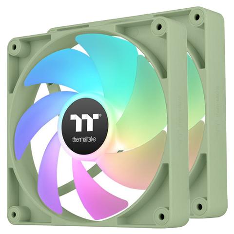 Thermaltake CT140 140mm ARGB Sync Performance PWM Fan Matcha Green Edition - 2 Pack