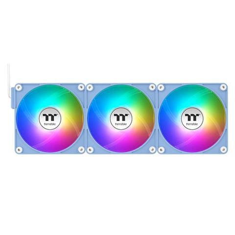 Thermaltake CT140 140mm EX ARGB Magnetic Quick Connect PWM Fans Blue - 3 Pack
