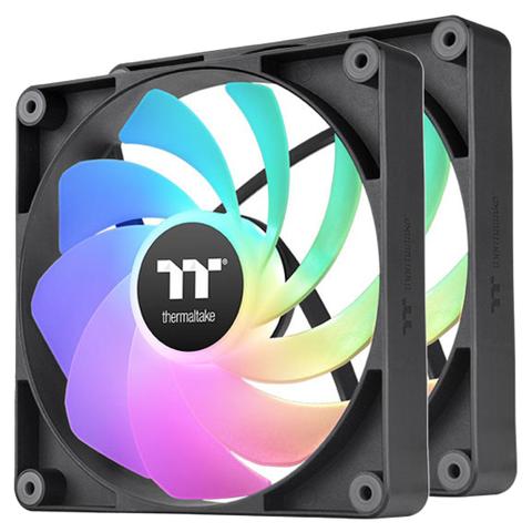 Thermaltake CT140 140mm Reverse ARGB Sync Performance PWM Fan Black Edition - 2 Pack