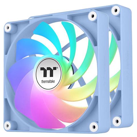 Thermaltake CT140 140mm Reverse ARGB Sync Performance PWM Fan Hydrangea Blue Edition - 2 Pack