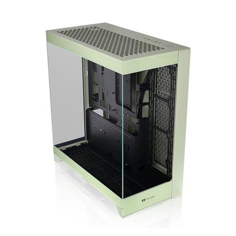 Thermaltake CTE E550 Tempered Glass Dual Chamber Mid Tower Case - Matcha Green
