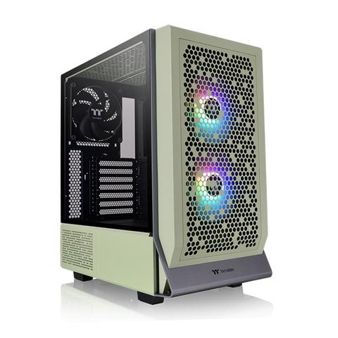 Thermaltake Ceres 300 Tempered Glass ARGB E-ATX Mid-Tower Case - Matcha Green