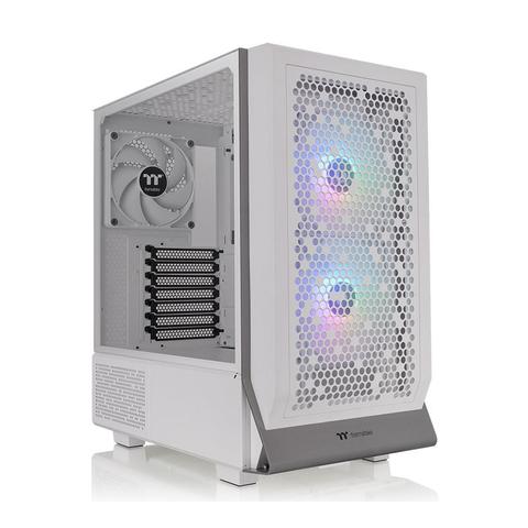 Thermaltake Ceres 300 Mid Tower Tempered Glass E-ATX Case - Snow