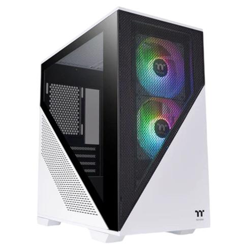Thermaltake Divider 170 Tempered Glass ARGB Micro-ATX Case - Snow