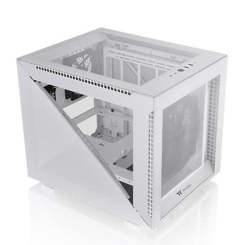 Thermaltake Divider 200 Tempered Glass Micro Case - Snow Edition