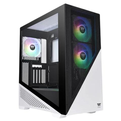 Thermaltake Divider 370 Tempered Glass Mid-Tower ARGB E-ATX Case - Snow