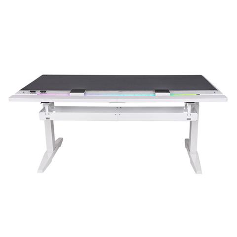 Thermaltake G700 RGB Electric Height Adjustable Gaming Desk - Snow Edition