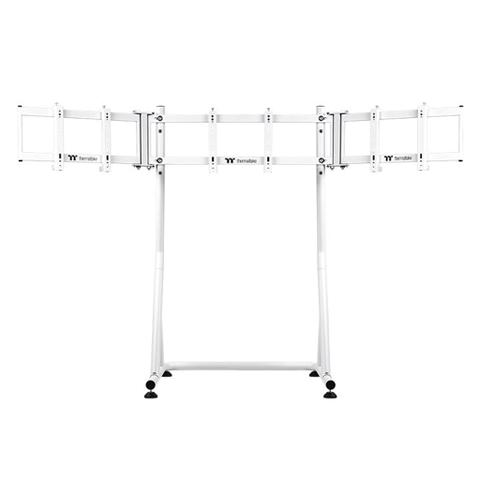 Thermaltake Gaming Triple Racing Monitor Stand for Cockpit - Snow Edition