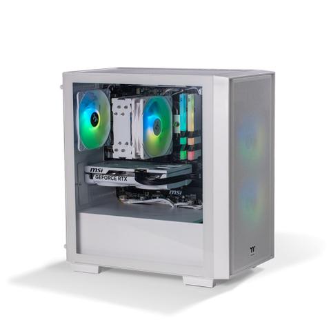 Thermaltake Genesis Ultimate V5 Desktop Gaming PC R5 5600XT 16GB 1TB RTX5060 W11H - Snow Edition