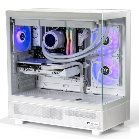 Thermaltake Horizon PRO V2 Snow Gaming PC - Ryzen 5 7600 32GB RTX 5070 W11H