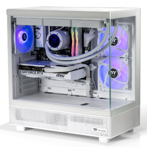 Thermaltake Horizon PRO V2 Snow Gaming PC - Intel i5-14600KF 32GB RTX 5070 W11H