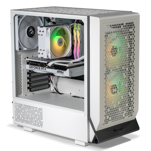 Thermaltake Infinity PRO V6 SNOW Gaming PC - Ryzen 5 7600 32GB RTX 5070 W11H