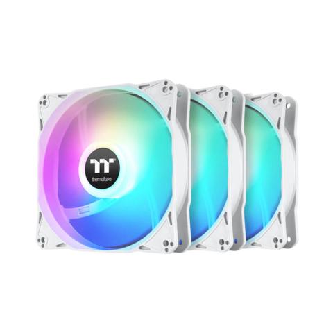 Thermaltake LE 120 ARGB PWM Cooling Fan White Edition - 3 Fan Pack