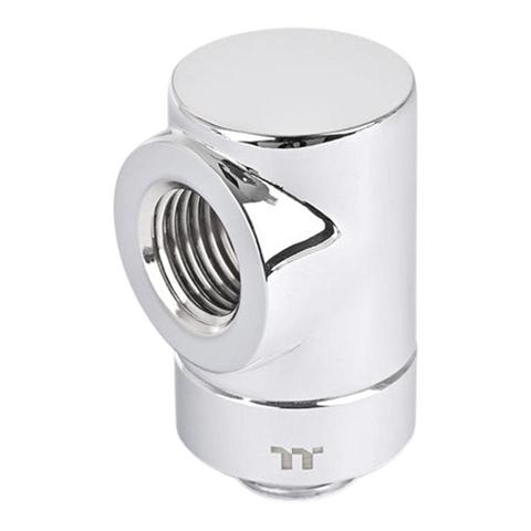 Thermaltake Pacific F-Pro 90 Degree Adapter Fitting - Chrome