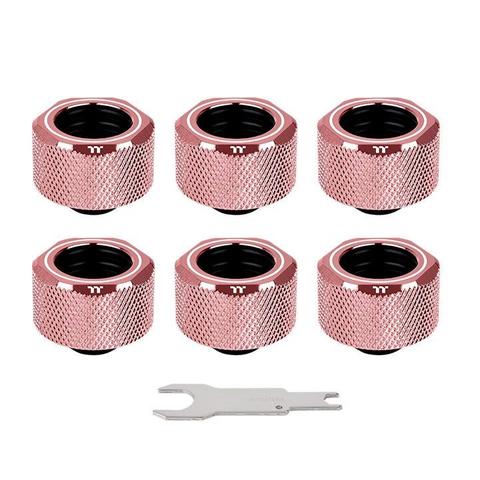 Thermaltake Pacific G1/4 PETG Tube 16mm OD Compression - Rose Gold (6 Pack)