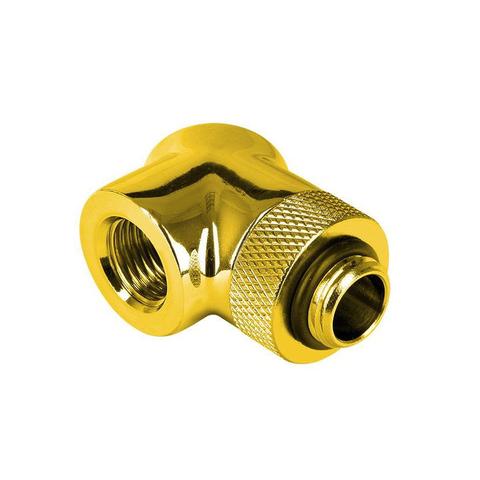 Thermaltake Pacific G1/4 90 Degree Adapter - Gold