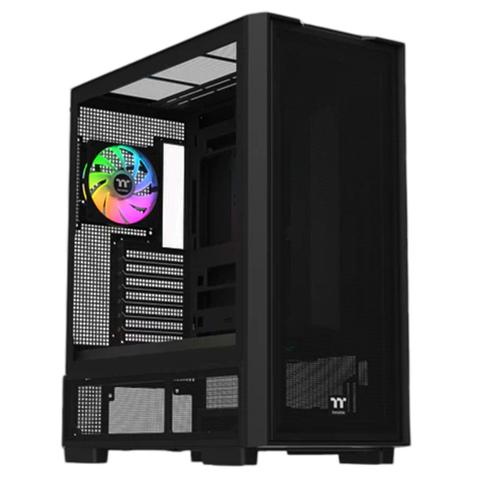 Thermaltake S380 Tempered Glass ARGB Mid Tower Case - Black