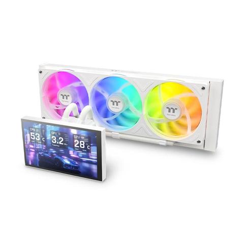 Thermaltake ST360 Ultra ARGB 7" LCD Display Snow Edition AIO Liquid CPU Cooler