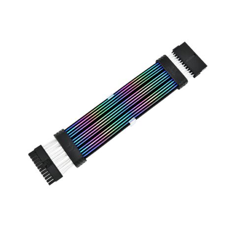 Thermaltake TtMod Sleeved ARGB PSU Cable 24Pin 240mm - Black Edition