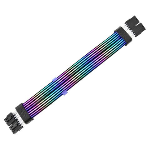 Thermaltake TtMod Sleeved ARGB PSU Cable 8Pin 300mm - Black Edition