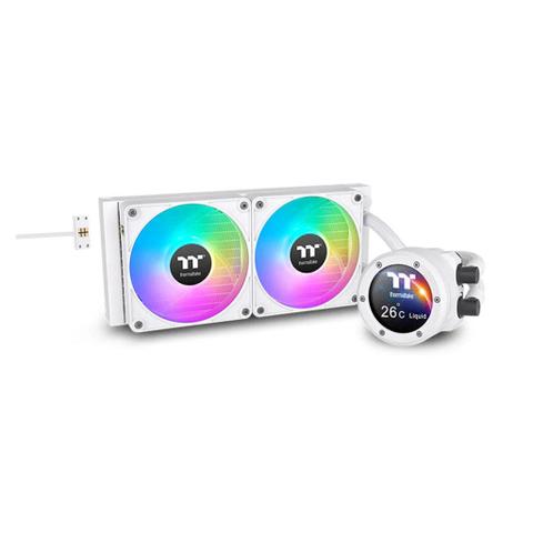 Thermaltake TH240 V2 Ultra EX ARGB Sync All-In-One Liquid CPU Cooler - Snow Edition