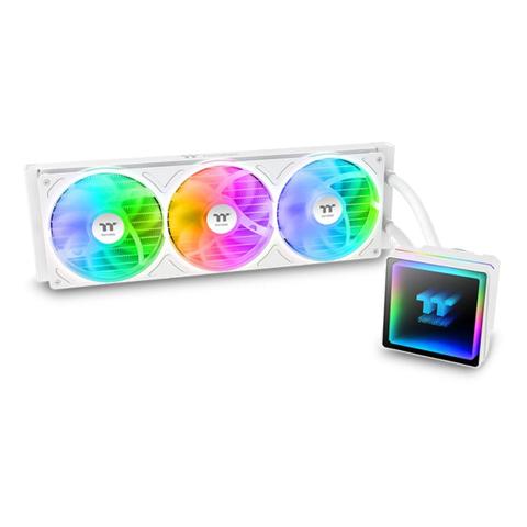 Thermaltake TH360 V3 360mm ARGB AIO Liquid CPU Cooler - Snow Edition
