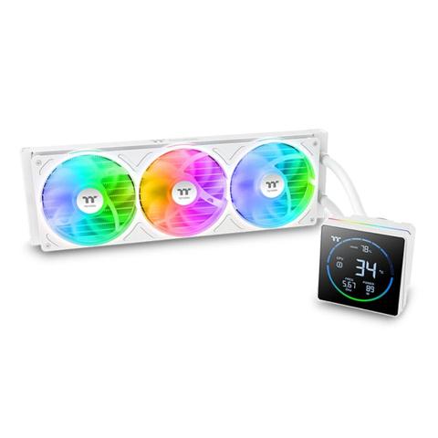 Thermaltake TH360-S V3 360mm ARGB AIO Liquid CPU Cooler - Snow Edition