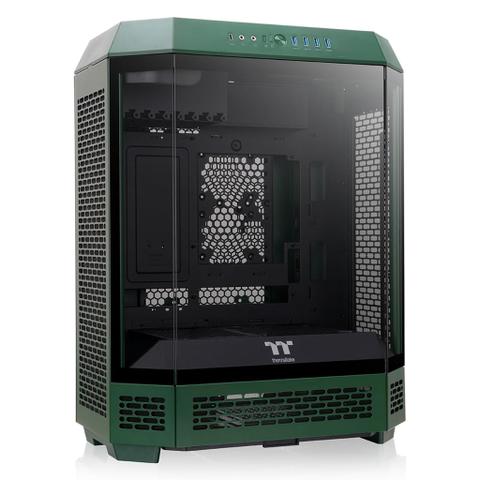 Thermaltake The Tower 600 Tempered Glass Mid-Tower Case - Racing Green Edition