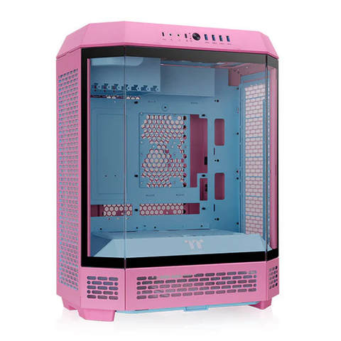 Thermaltake The Tower 600 Tempered Glass Mid-Tower Case - Bubble Pink Edition