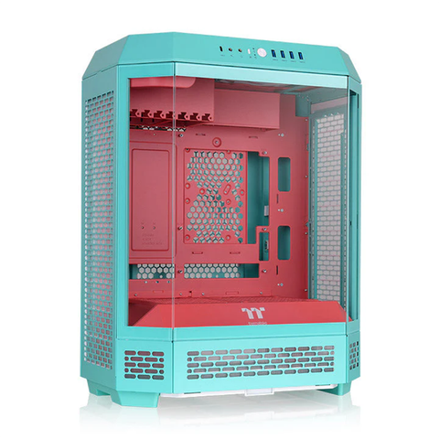 Thermaltake The Tower 600 Tempered Glass Mid-Tower Case - Mint Strawberry