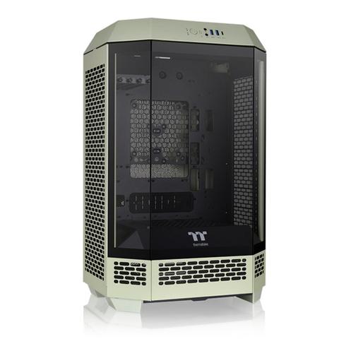 Thermaltake The Tower 300 Tempered Glass Micro Tower Case - Matcha Green