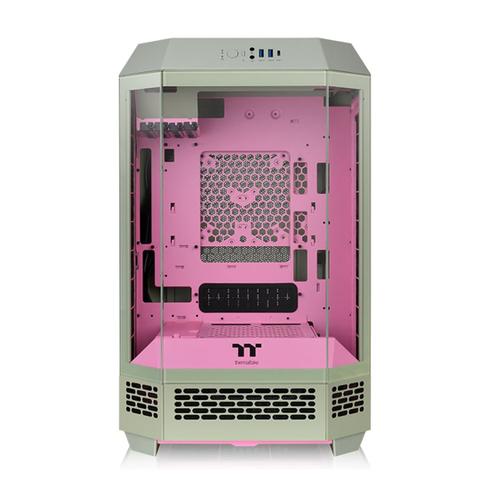 Thermaltake The Tower 300 Tempered Glass Micro-ATX Case - Matcha Plum