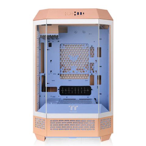Thermaltake The Tower 300 Tempered Glass Micro-ATX Case - Peach Fuzz