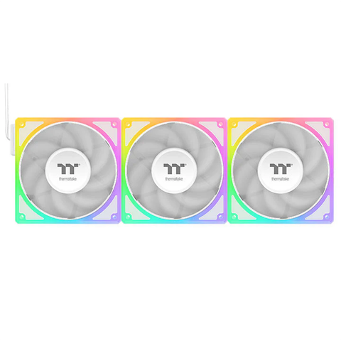 Thermaltake TOUGHFAN EX 120 ARGB PWM High Static Radiator Fan - White (3-Pack)