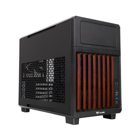 Thermaltake TR200 WS Micro-ATX Case - Black Wood Edition