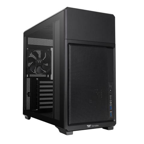Thermaltake TR300 Tempered Glass Mid Tower Case - Black Edition
