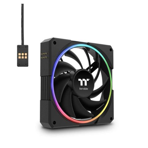 Thermaltake TS120 EX PWM RGB 120mm Black Fan - 3 Pack