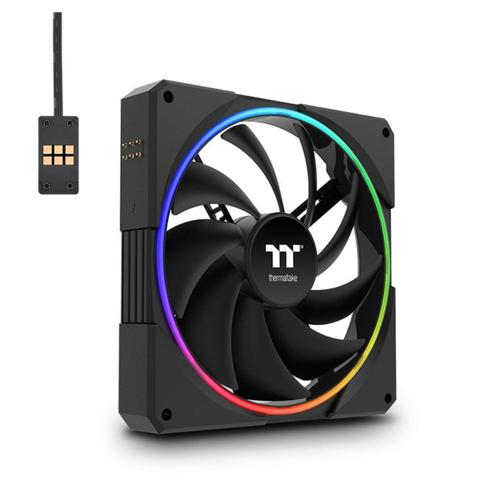 Thermaltake TS140 EX PWM RGB 140mm Black Fan - 3 Pack