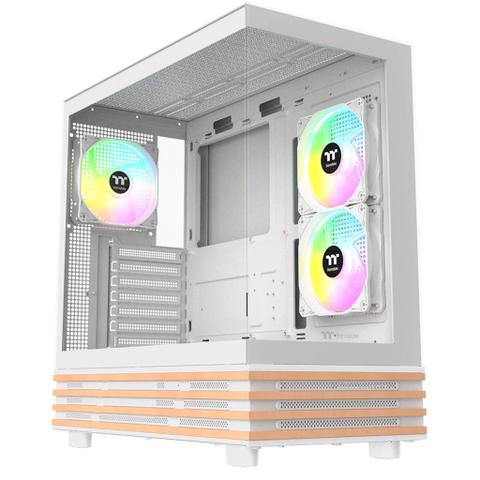 Thermaltake View 270 Plus WS ARGB Mid Tower Case Snow Wood Edition