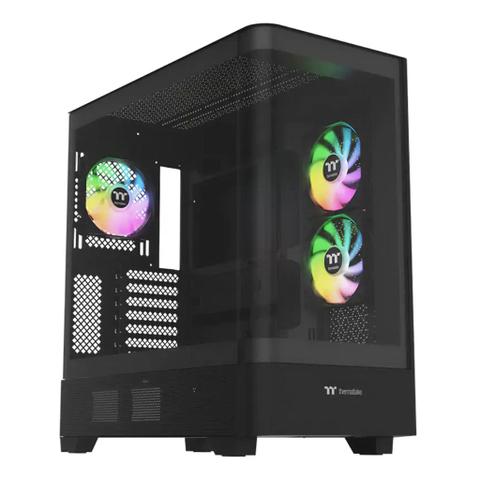 Thermaltake View 290 Curve TG ARGB Mid Tower Case - Black Edition