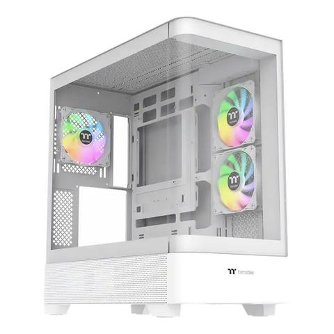 Thermaltake View 290 Curve TG ARGB Mid Tower Case - Snow Edition