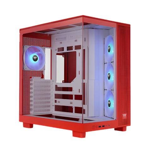 Thermaltake View 380 XL Tempered Glass ARGB ATX Mid Tower Case - Flaming Orange Edition