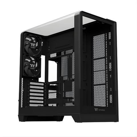 Thermaltake View 390 Curved Tempered Glass Mid Tower Case - Black